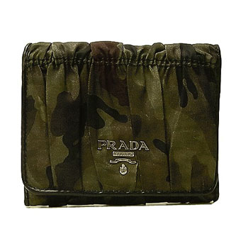 PRADA プラダ 三つ折り財布 コピー1M0176 TESSUTO CAMOUFL ナイロン MIMETICO 迷彩柄 ミリタリーグリーン